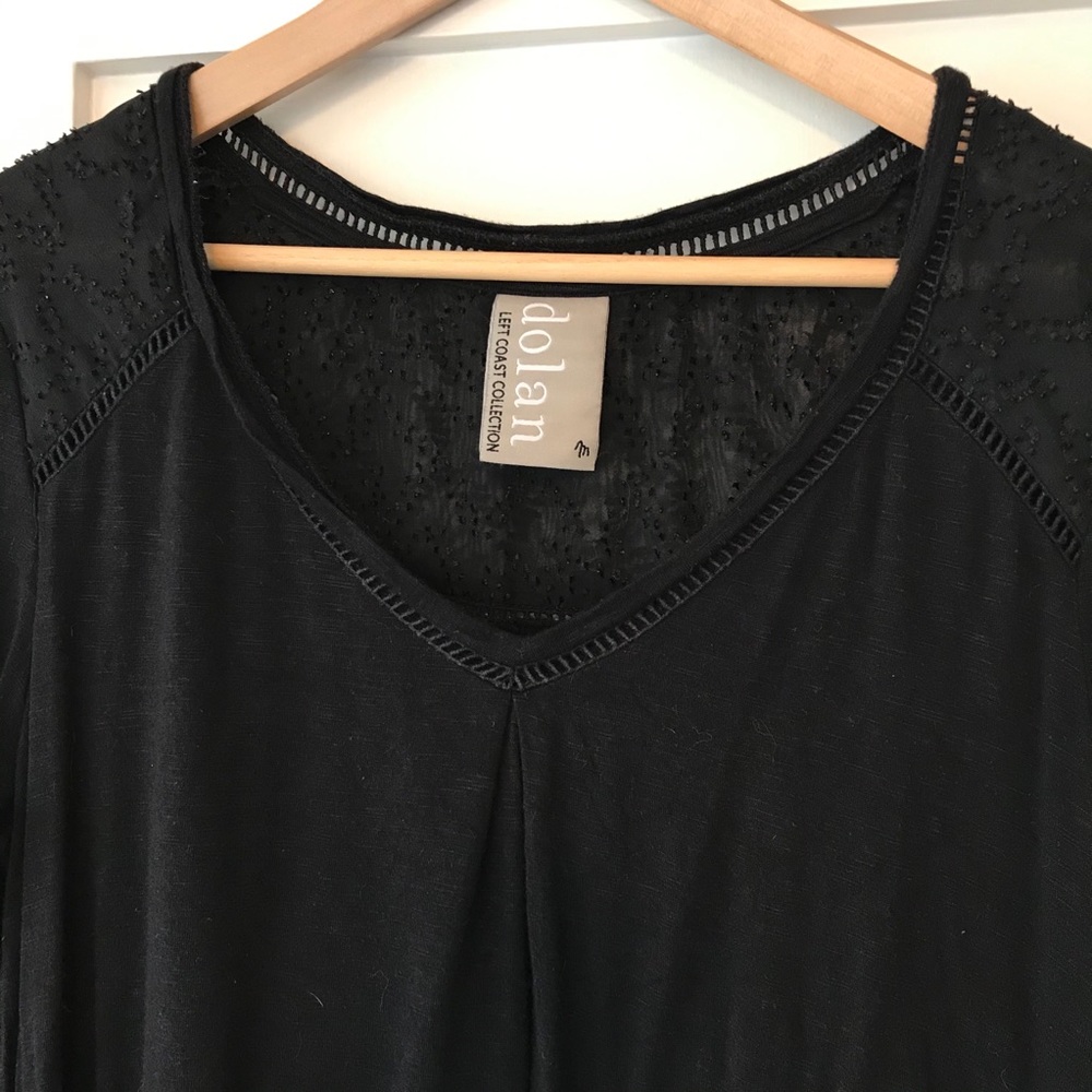 Anthropologie Dolan Left Coast Maisy Tee, black - Picture 4 of 13